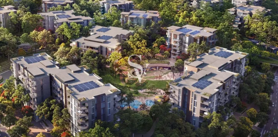 Appartement à Ghaf Woods à Dubai, 1 chambre, 63 m², № 124186
