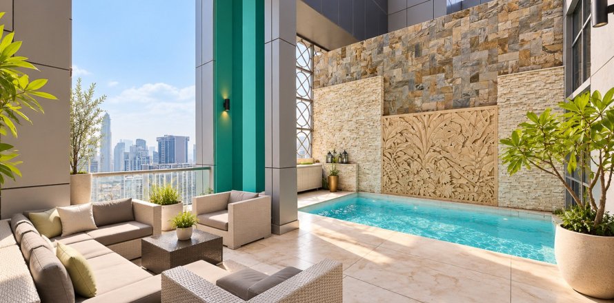 Penthouse in Business Bay, Dubai 4 bedrooms, 602.01 sq.m. № 145763