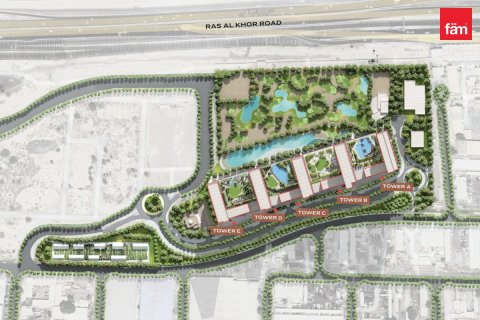 Appartement à Ras Al Khor, Dubai, 1 chambre, 67.4 m², № 143848 - photo 12