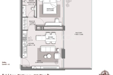 Appartement à Al Satwa, Dubai, studio, 68 m², № 143893 - photo 23