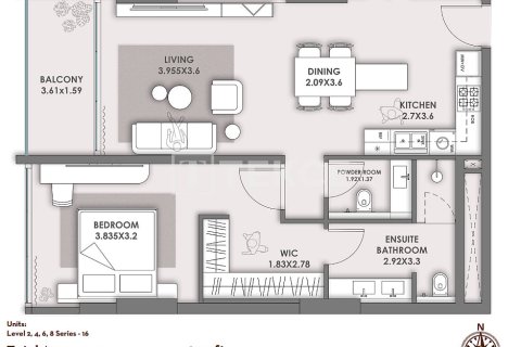 Appartement à Al Satwa, Dubai, studio, 68 m², № 143893 - photo 24