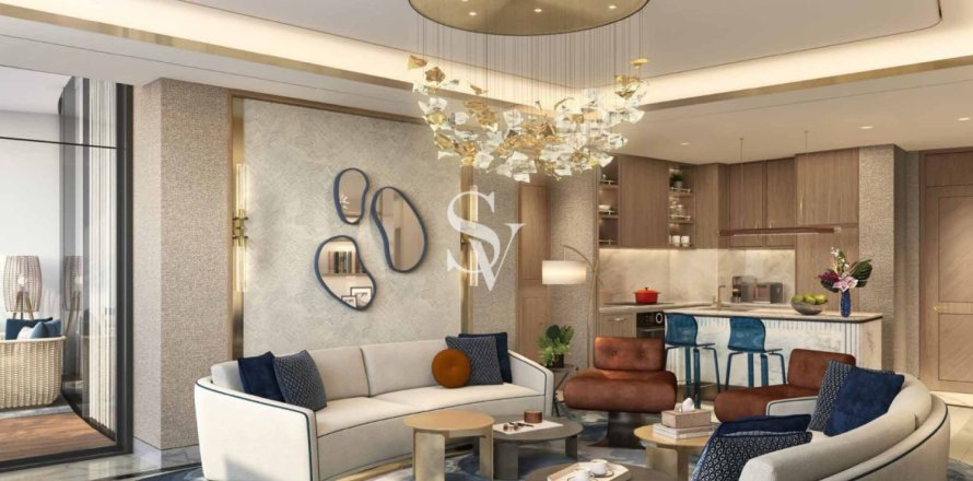 Квартира в HARBOUR LIGHTS в Maritime City, Дубай, 2 спальни, 191м², № 77571
