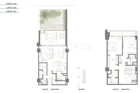 Duplex à Palm Jumeirah, Dubai, 2 chambres, 315 m², № 143788 - photo 5