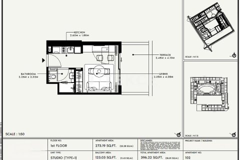 Apartamento en Dubai Studio City, Dubai, 2 dormitorios, 97 m², № 90702 - foto 11