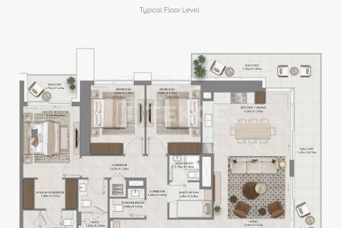 Appartement à Dubai, 1 chambre, 132 m², № 59247 - photo 16