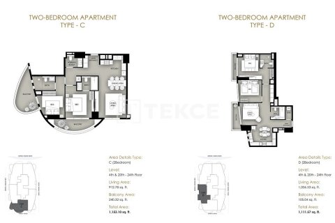 Apartment in Dubai Marina, Dubai 2 bedrooms, 160 sq.m. № 83826 - photo 30