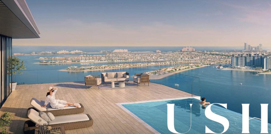 Apartamento en EMAAR Beachfront, Dubai Harbour, Dubai, 3 dormitorios, 166 m², № 39432