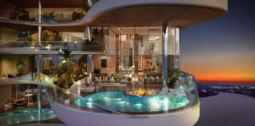 Пентхаус в Пальме Джумейре, Дубай, 6 спален, 2090м², № 17968