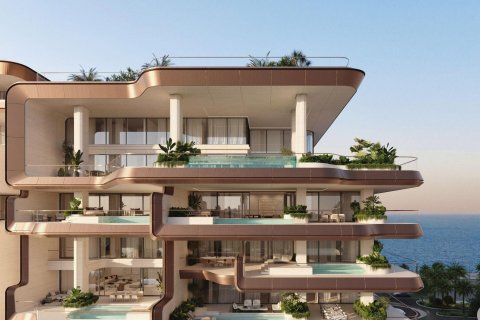 Квартира в Пальме Джумейре, Дубай, 3 спальни, 552м², № 37697