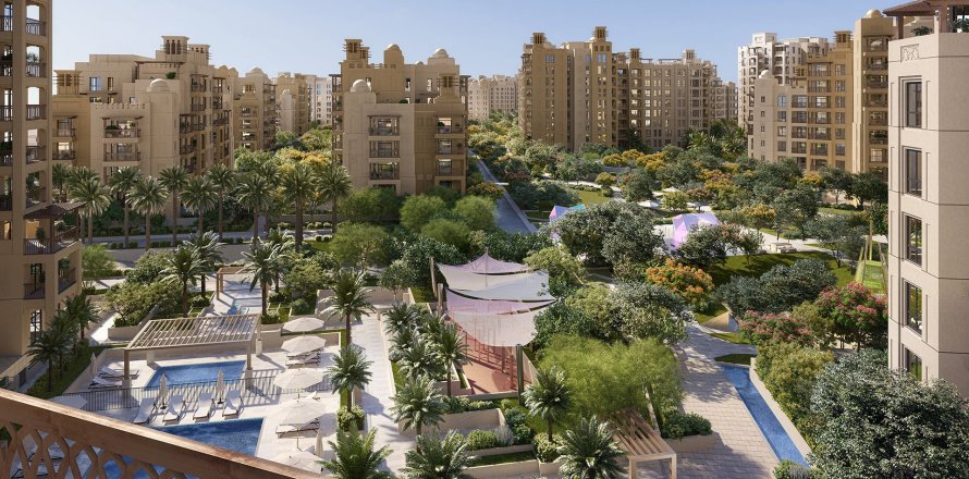 Квартира в Madinat Jumeirah Living, Умм-Сукейм, Дубай, 1 спальня, 87.21м², № 1215