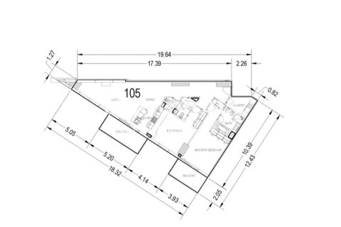 Снять в аренду квартиру в Marasi Business Bay, Бизнес-Бэй, Дубай: 2 спальни, 140.05963377м², № 141717 - фото 6