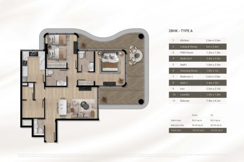 Apartment in Al Furjan, Dubai 1 bedroom, 69 sq.m. № 103424 - photo 12