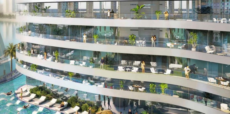Квартира в Бизнес-Бэе, Дубай, 1 спальня, 78.1м², № 139638
