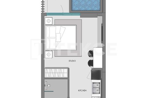 Apartment in Arjan, Dubai 1 bedroom, 61 sq.m. № 70771 - photo 21