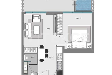 Apartment in Arjan, Dubai 1 bedroom, 61 sq.m. № 70771 - photo 19