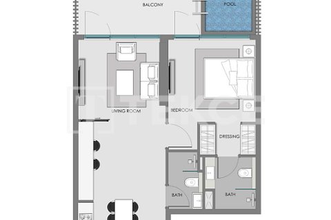 Apartment in Arjan, Dubai 1 bedroom, 61 sq.m. № 70771 - photo 17
