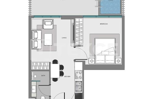 Apartment in Arjan, Dubai 2 bedrooms, 122 sq.m. № 70772 - photo 8