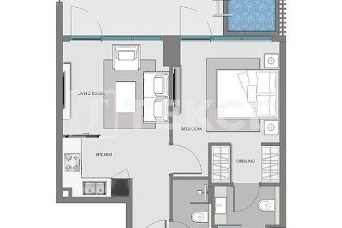 Apartment in Arjan, Dubai 2 bedrooms, 122 sq.m. № 70772 - photo 7