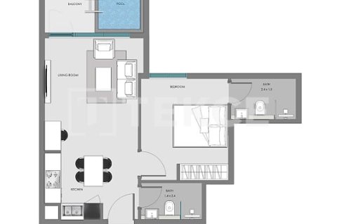 Apartment in Arjan, Dubai 2 bedrooms, 122 sq.m. № 70772 - photo 4