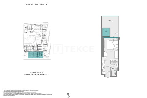 Apartamento en Dubai Land, Dubai, 1 dormitorio, 78 m², № 70773 - foto 16
