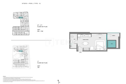 Apartamento en Dubai Land, Dubai, 1 dormitorio, 78 m², № 70773 - foto 17