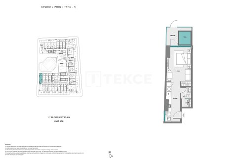 Apartamento en Dubai Land, Dubai, 1 dormitorio, 78 m², № 70773 - foto 13