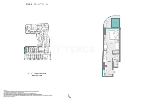 Apartamento en Dubai Land, Dubai, 1 dormitorio, 78 m², № 70773 - foto 18