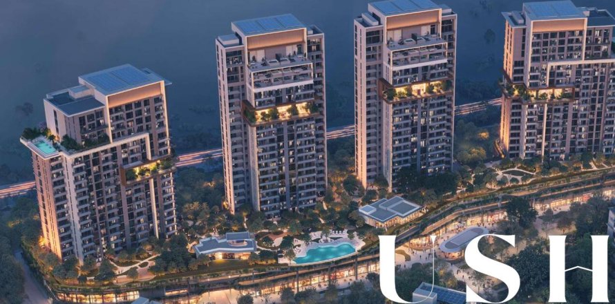 Appartement à Dubai Land, Dubai, 2 chambres, 136 m², № 42336