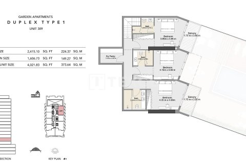 Dúplex en Dubai, 3 dormitorios, 375 m², № 141172 - foto 13
