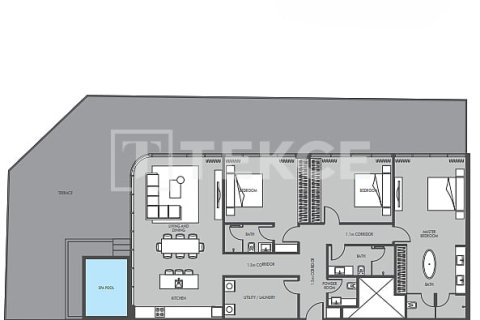 Apartment in Dubai 2 bedrooms, 111 sq.m. № 72411 - photo 19