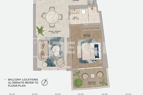 Appartement à Dubai, 2 chambres, 98 m², № 102399 - photo 7