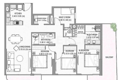 Apartment in Dubai 3 bedrooms, 140 sq.m. № 48070 - photo 16