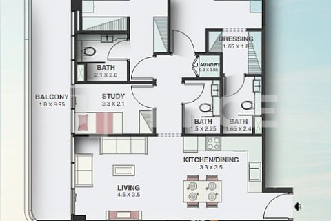 Appartement à Dubai Land, Dubai, 2 chambres, 123 m², № 97465 - photo 13