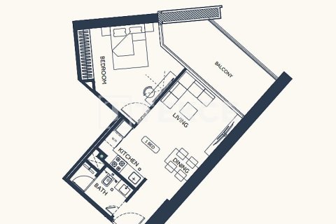 Apartamento en Dubai, 1 dormitorio, 62 m², № 9177 - foto 15