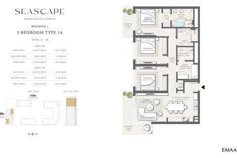 Apartamento en Mina Rashid, Dubai, 1 dormitorio, 72 m², № 103692 - foto 3