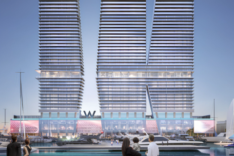 Appartement à Dubai Harbour, Dubai, 1 chambre, 97 m², № 17311