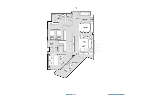 Apartamento en Dubai, 3 dormitorios, 154 m², № 72414 - foto 22