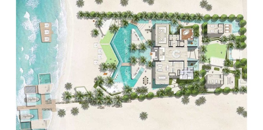 Villa en AMALI ISLAND en The World Islands, Dubai, 7 dormitorios, 1544.05 m², № 31166