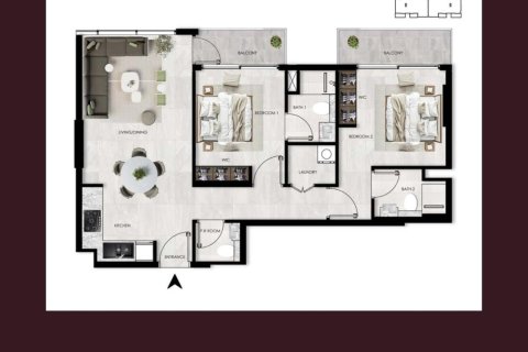 Apartamento en Mohammed Bin Rashid City, Dubai, 1 dormitorio, 64 m², № 103473 - foto 2