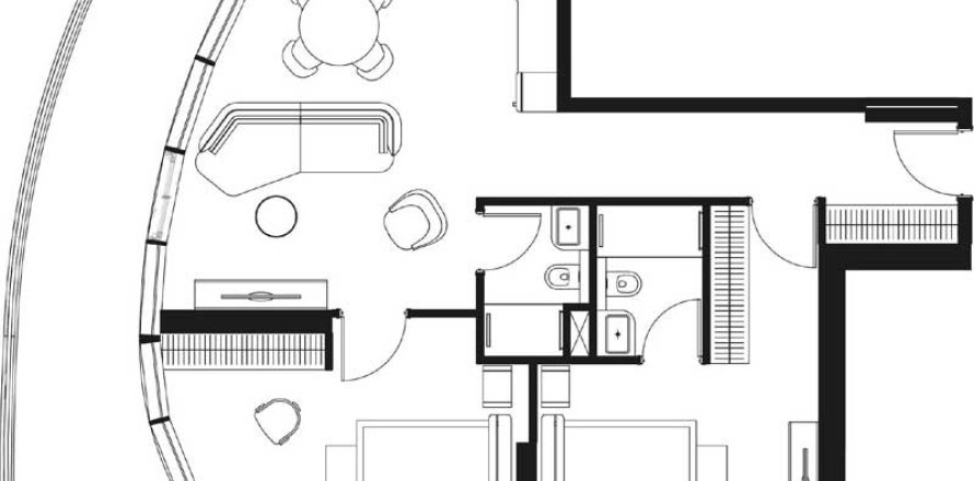 Apartment in Trussardi phase 2 in Jebel Ali 2 bedrooms, 168.43 sq.m. № 31466