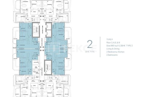 Apartment in Dubai 2 bedrooms, 97 sq.m. № 84531 - photo 30