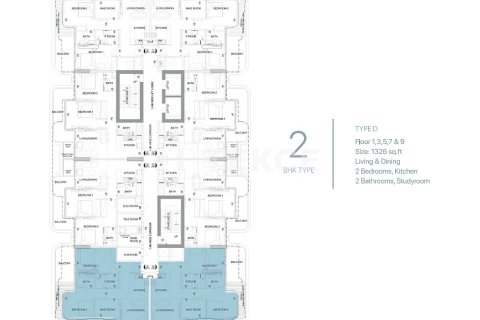 Apartment in Dubai 2 bedrooms, 97 sq.m. № 84531 - photo 29