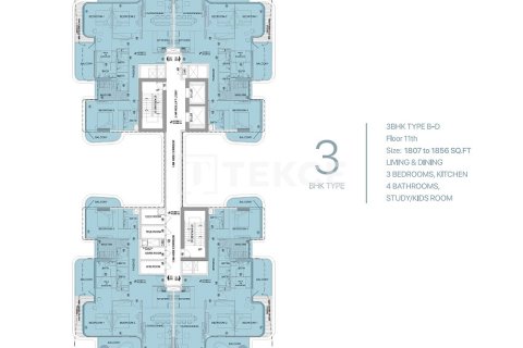 Apartment in Dubai 2 bedrooms, 97 sq.m. № 84531 - photo 28