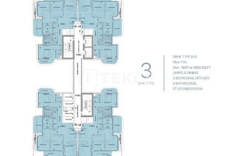 Apartment in Dubai 3 bedrooms, 168 sq.m. № 84532 - photo 28