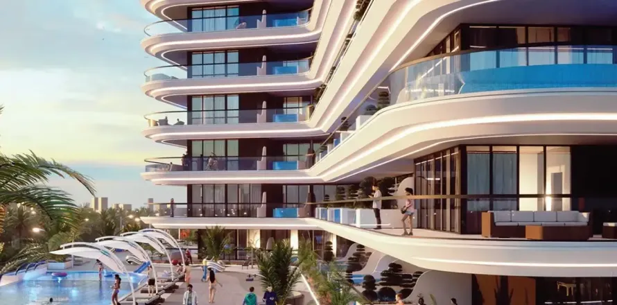 Квартира в Ocean Pearl в Дубае, студия, 74м², № 54517
