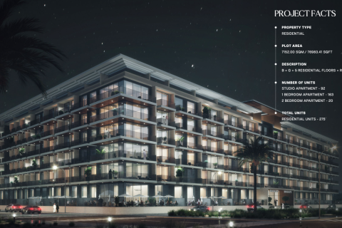 Appartement à Dubai, 1 chambre, 99 m², № 8418