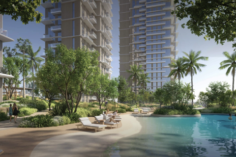 Appartement à Emirates Hills, Dubai, 1 chambre, 77 m², № 18080