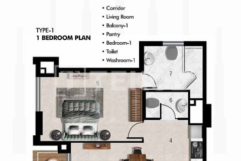 Appartement à Al Warsan, Dubai, 2 chambres, 122 m², № 114378 - photo 13