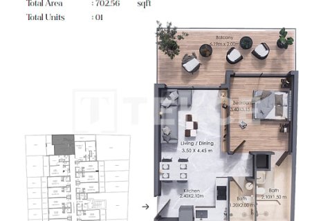 Apartment in Al Warsan, Dubai 1 bedroom, 146 sq.m. № 114379 - photo 18