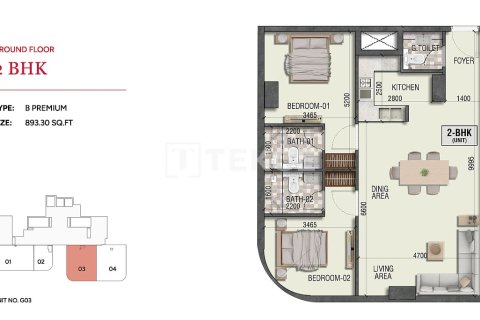 Apartamento en Dubai, 1 dormitorio, 70 m², № 124477 - foto 23